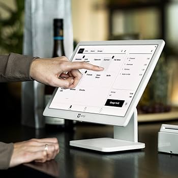 Server using SumUp POS Pro