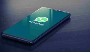 Whatsapp on Phone on Table