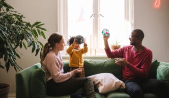 parents with a child