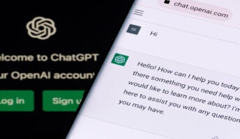 chatgpt on mobile screen