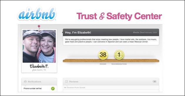 airbnb trust & safety center