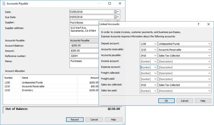 NCH Express accounts payable