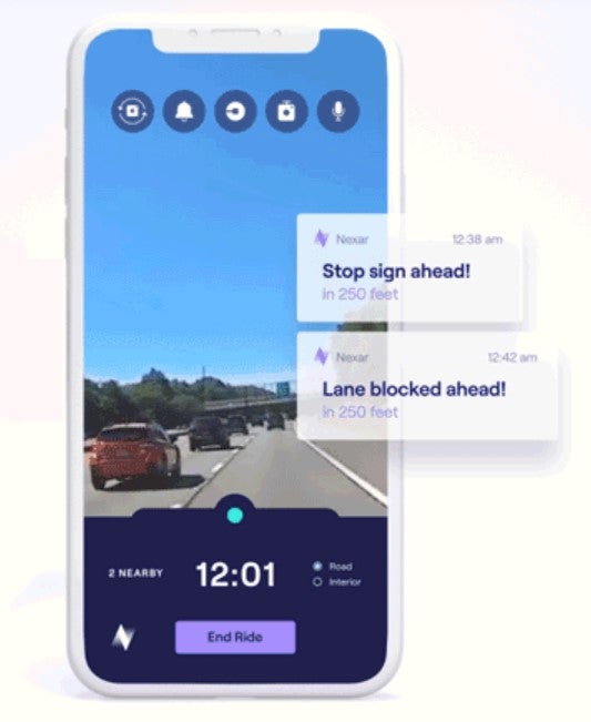 Nexar dash cam app