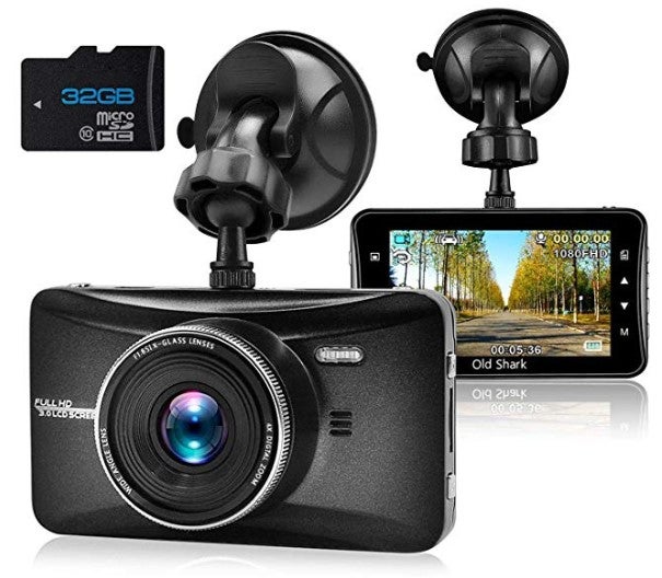 Oldshark dash cam and 32GB MicroSD card