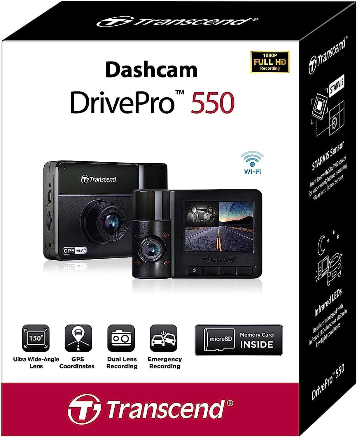 Transcend Drive Pro 550 box