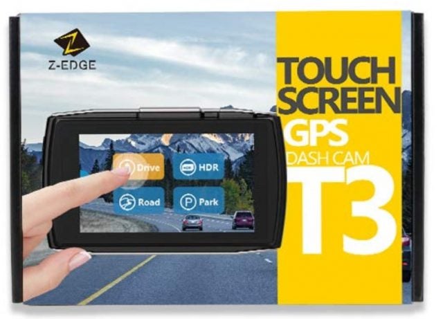 Z Edge dash cam packaging