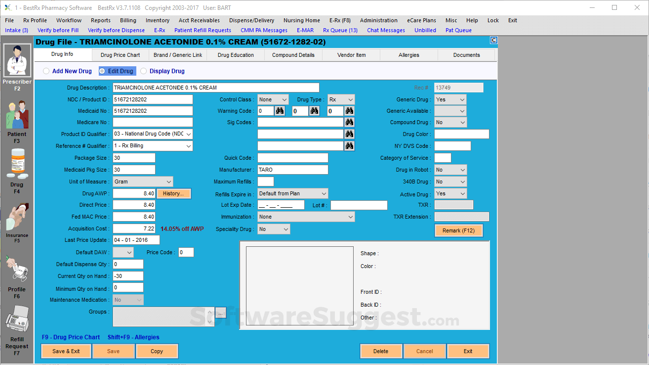 BestRx pharmacy POS software