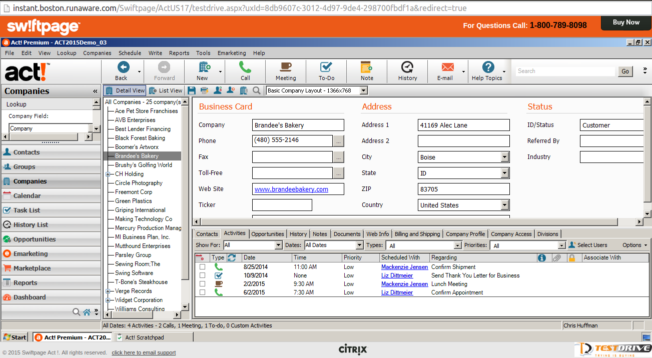 Act CRM Profile