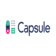 Capsule logo on white background