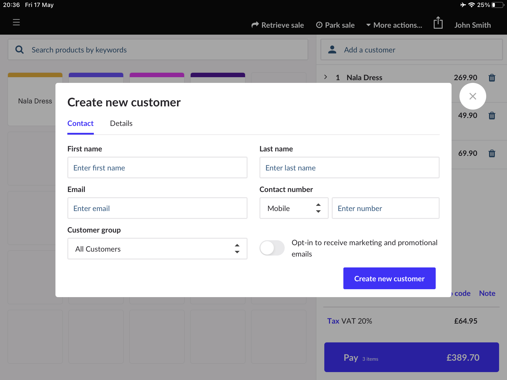 Lightspeed customer profiles