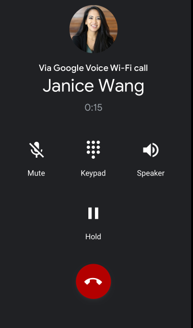 Google Voice Call