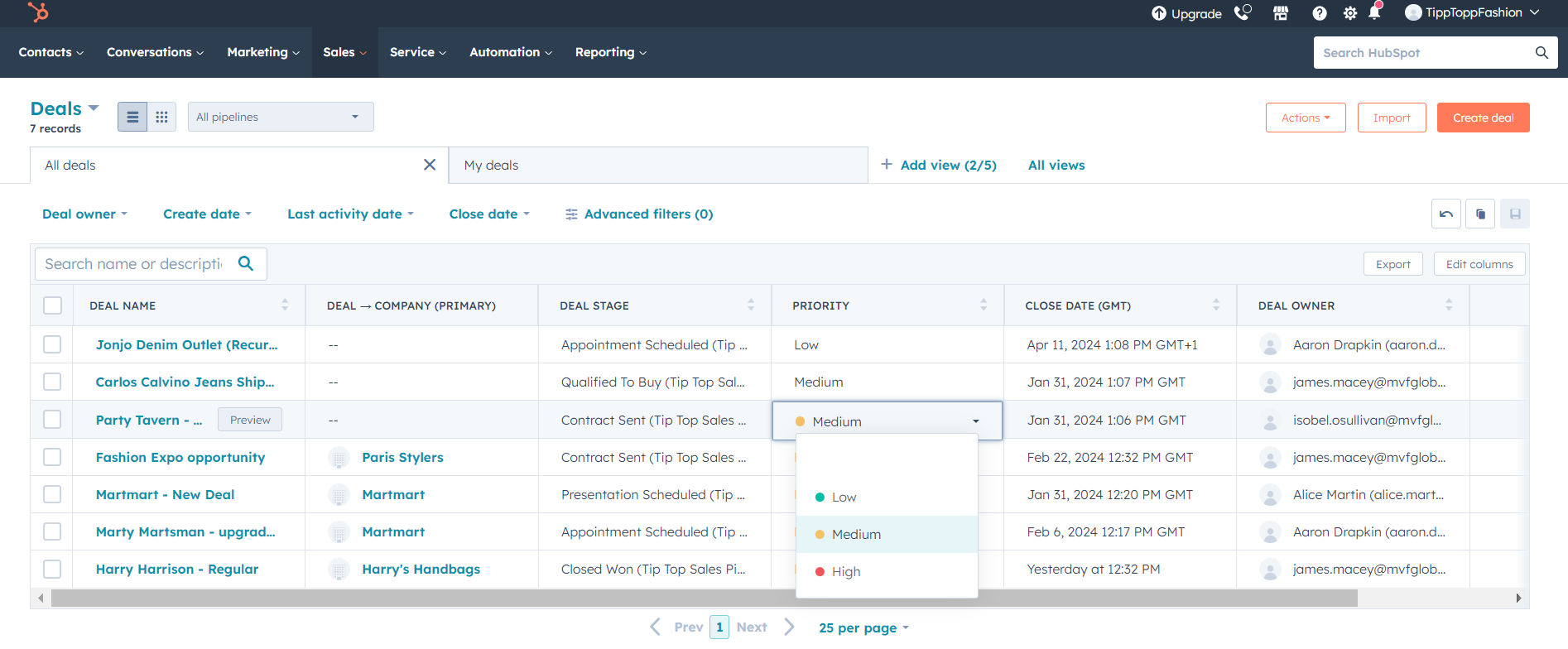 Hubspot sales pipeline