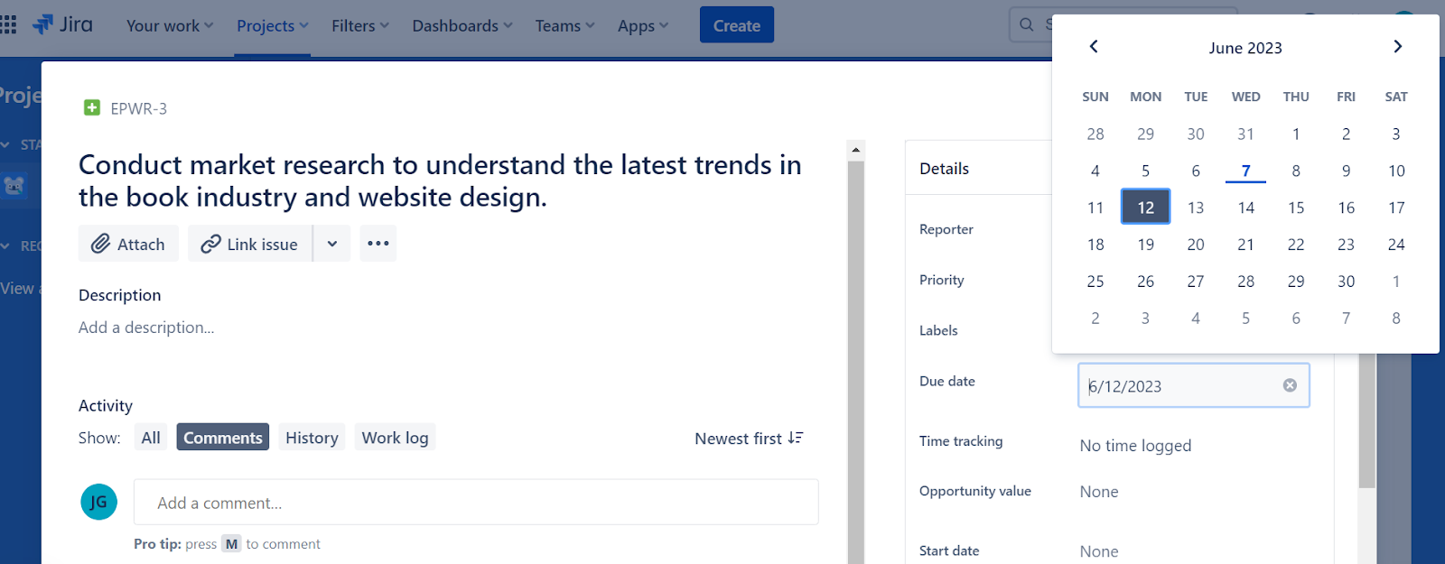 Jira Assign Date