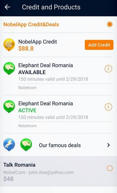 NobelApp Credits