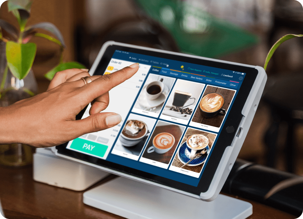 Barista using SumUp POS Pro