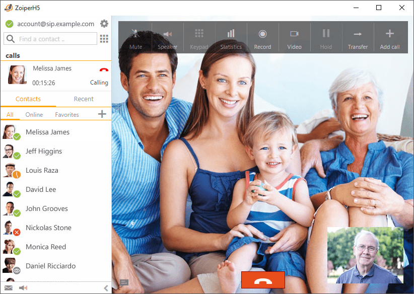 Zoiper Video Call