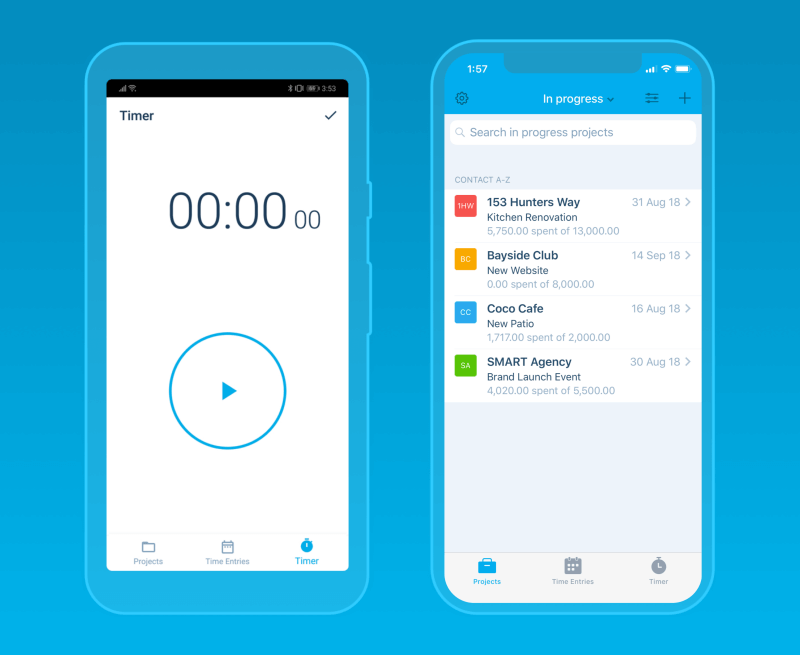 Xero time tracking